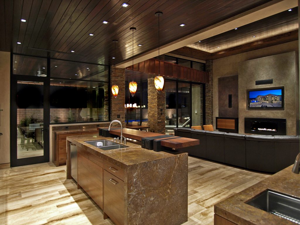 luxury custom home las vegas interior kitchen