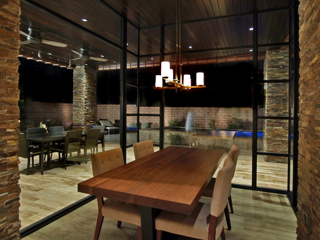 luxury custom home las vegas interior dining room