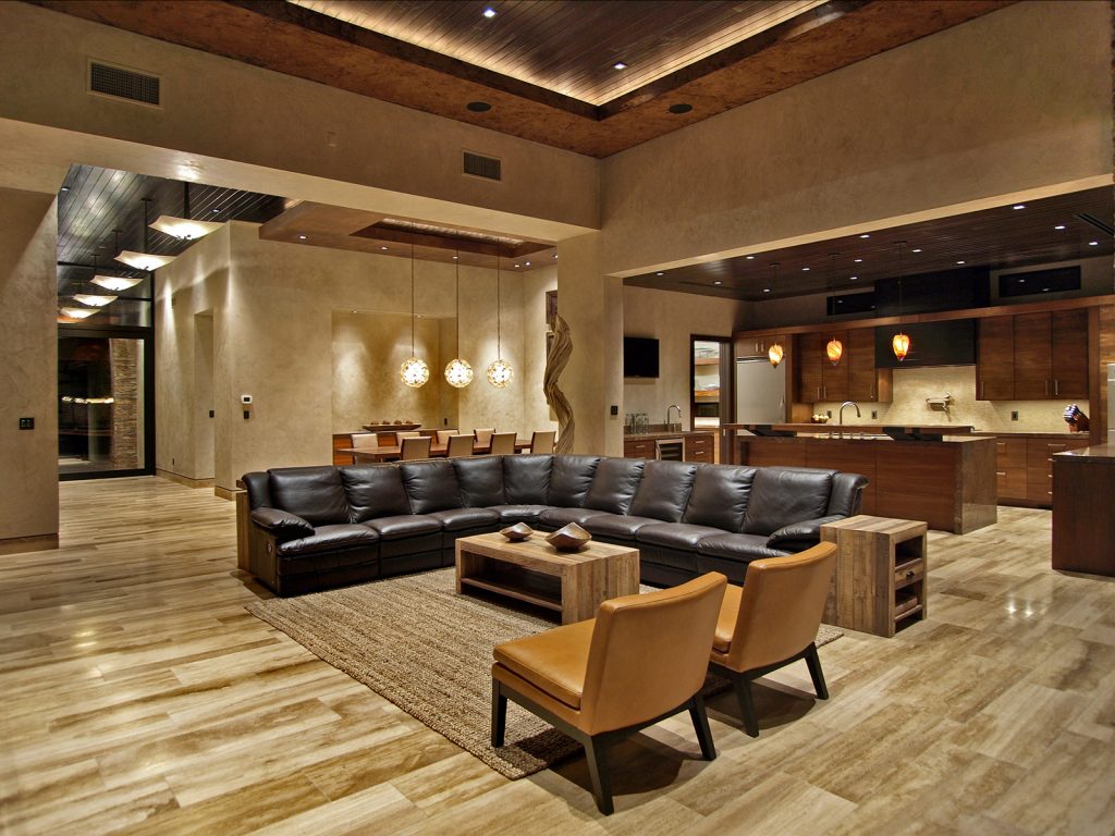 luxury custom home las vegas interior living room