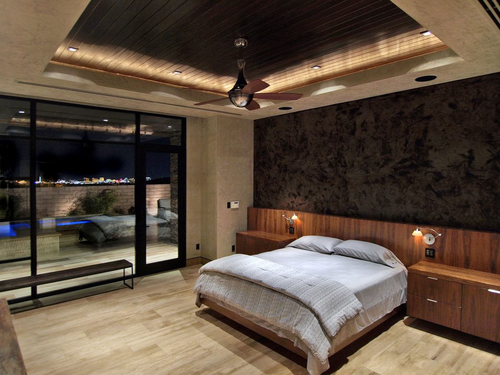 luxury custom home las vegas interior bedroom