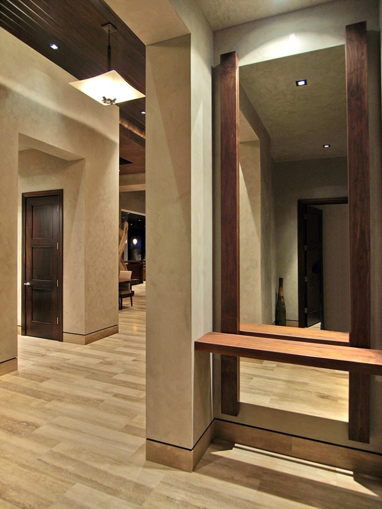 luxury custom home las vegas interior hallway