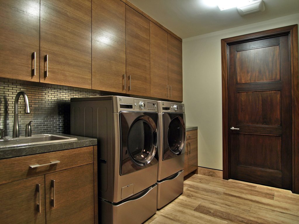 luxury custom home las vegas interior laundry area