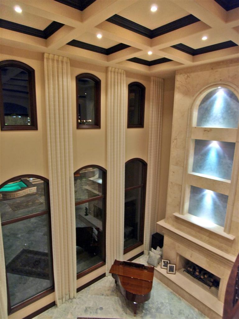 luxury custom home las vegas interior grand room