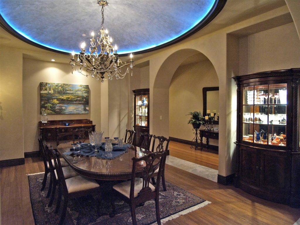 luxury custom home las vegas interior dining room