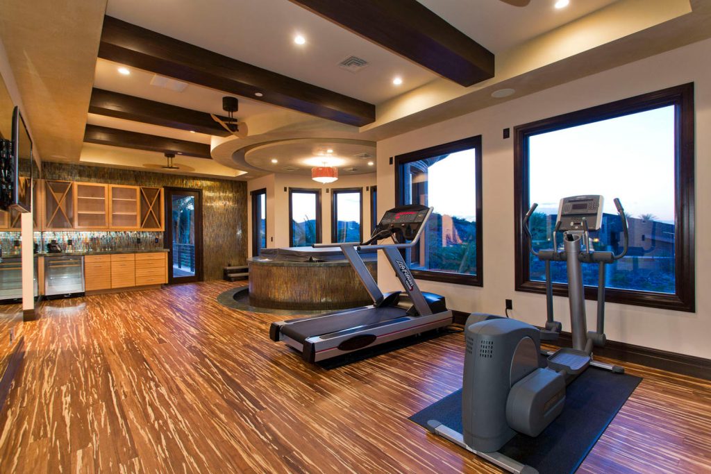 luxury custom home las vegas interior gym