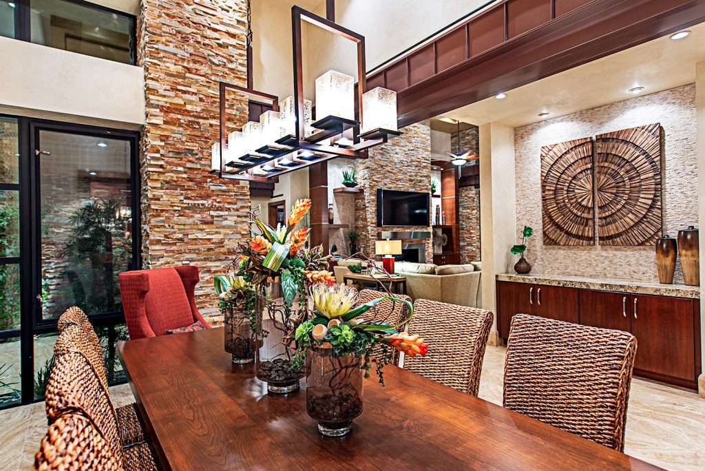 luxury custom home las vegas interior dining room