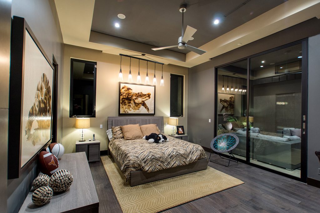 luxury custom home las vegas interior bedroom