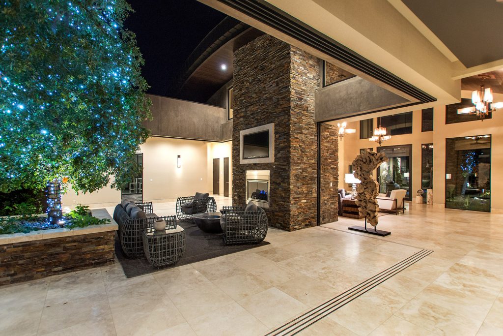 luxury custom home las vegas indoor outdoor living