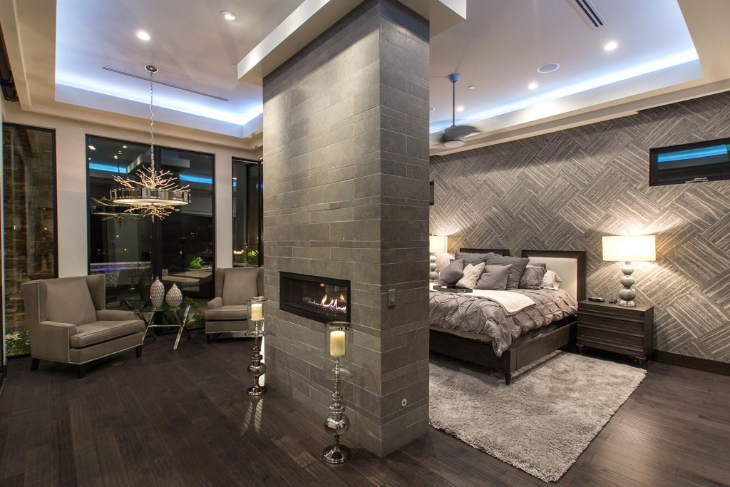luxury custom home las vegas interior bedroom