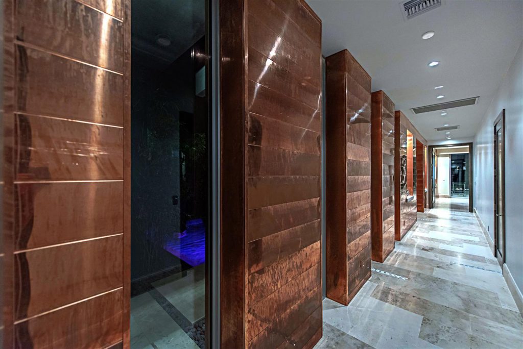 luxury custom home las vegas interior hallway