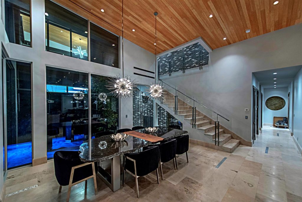 luxury custom home las vegas interior dining room