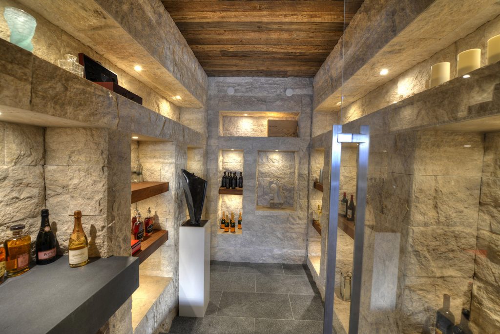 luxury custom home las vegas interior wine cellar