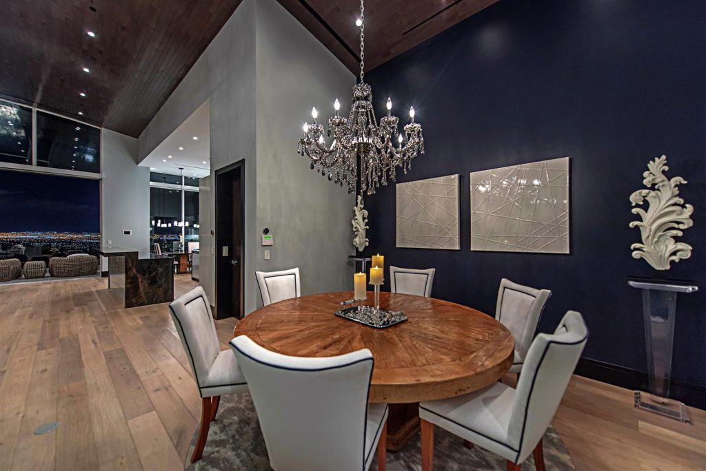luxury custom home las vegas interior dining room