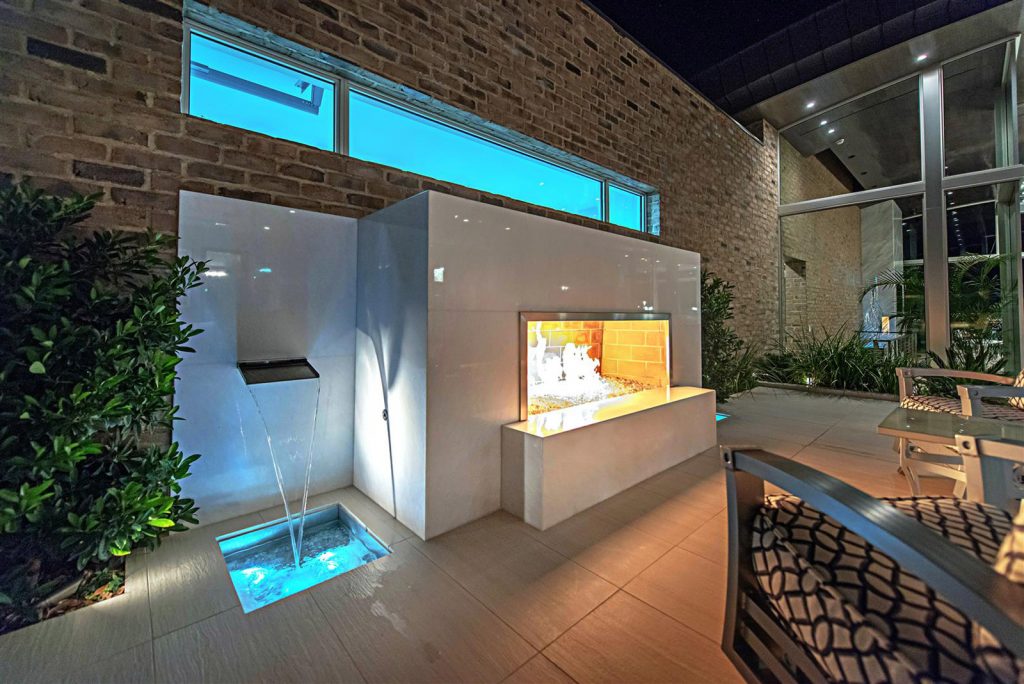 luxury custom home las vegas exterior backyard