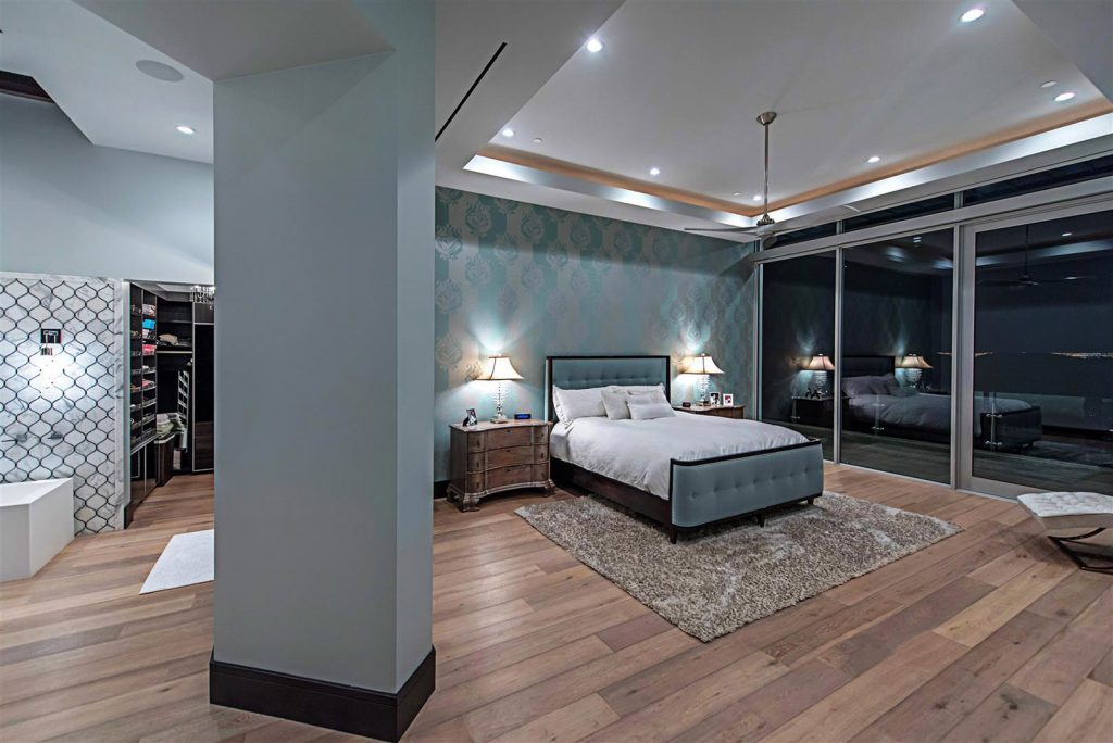 luxury custom home las vegas interior bedroom