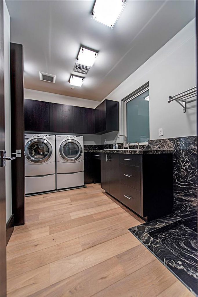 luxury custom home las vegas interior laundry area