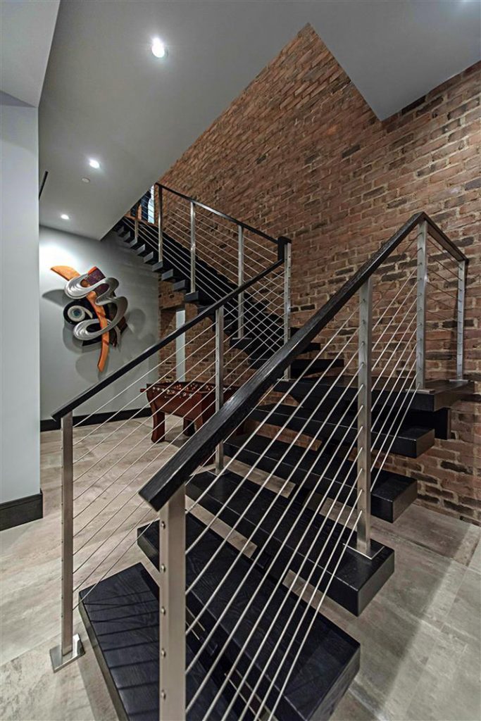 luxury custom home las vegas interior stairway