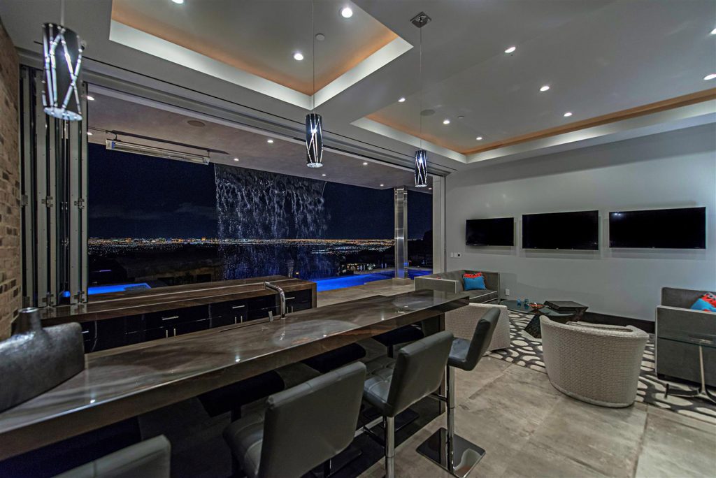 luxury custom home las vegas interior view