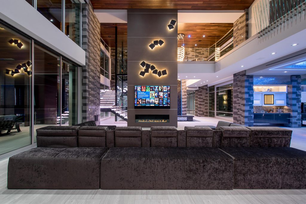luxury las vegas home interior living room
