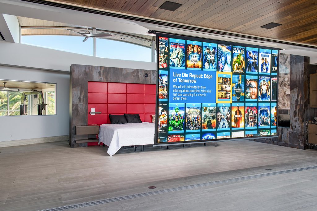 luxury las vegas home interior movie theater