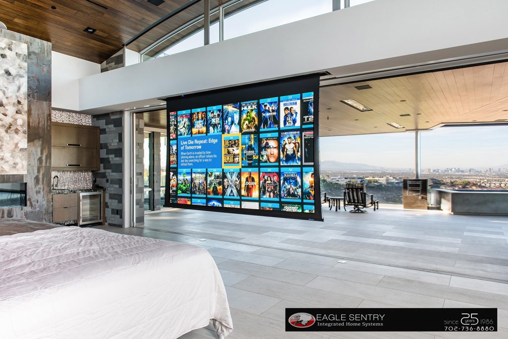 luxury las vegas home interior bedroom theater