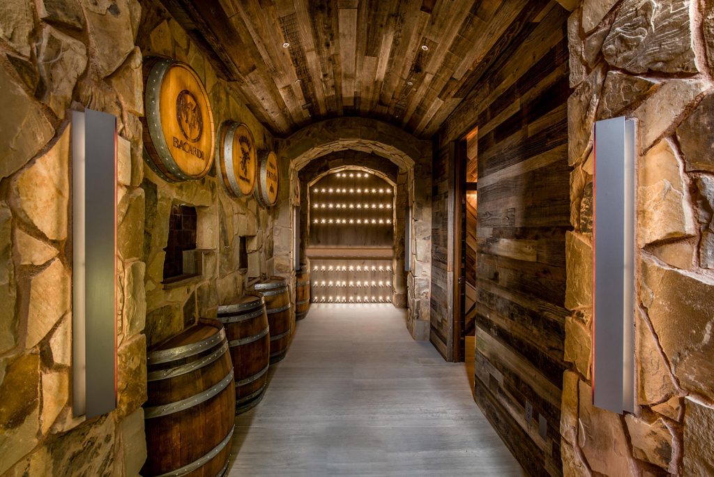 custom las vegas home interior wine cellar