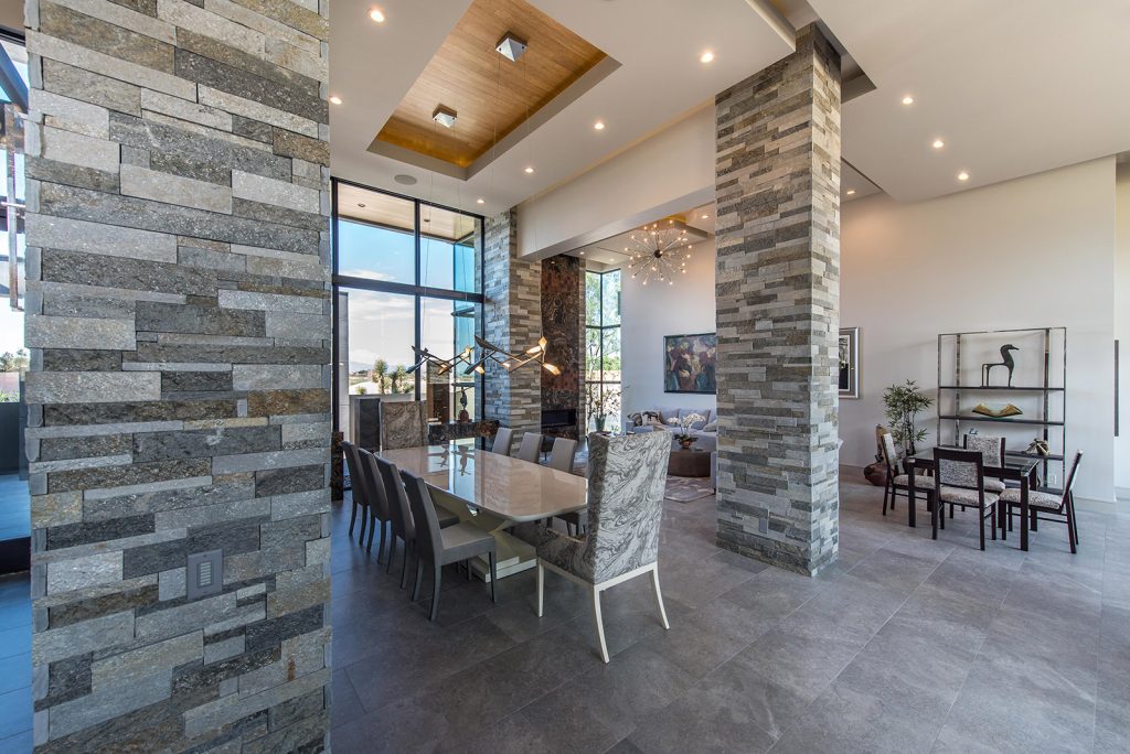 luxury custom home las vegas interior dining room