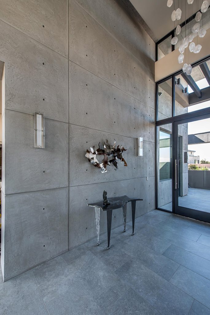 luxury custom home las vegas interior entryway