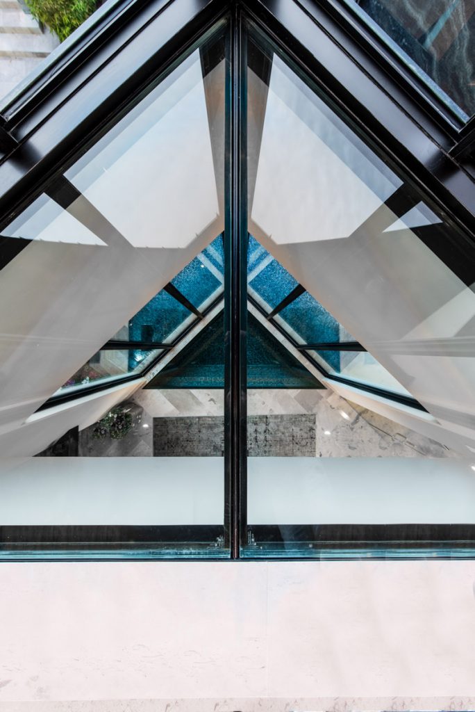 custom home las vegas interior window