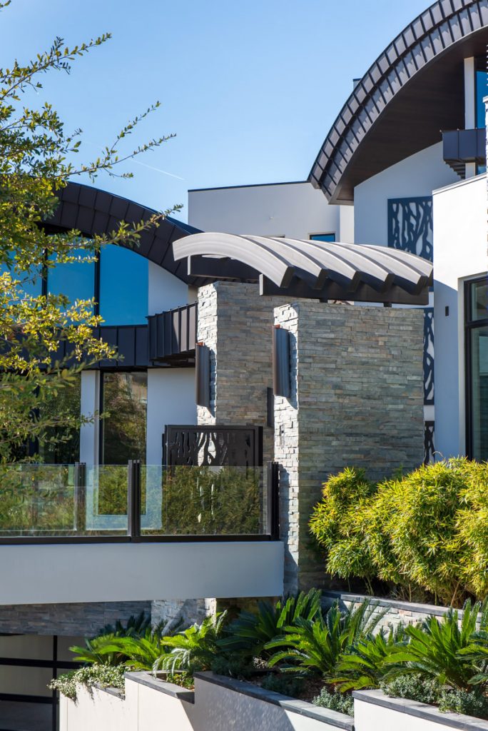custom home las vegas exterior