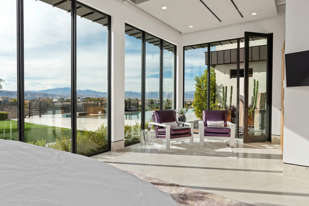 custom home las vegas interior bedroom
