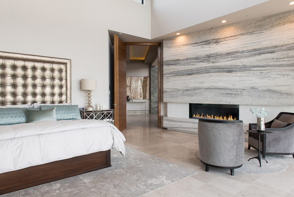 custom home las vegas interior bedroom