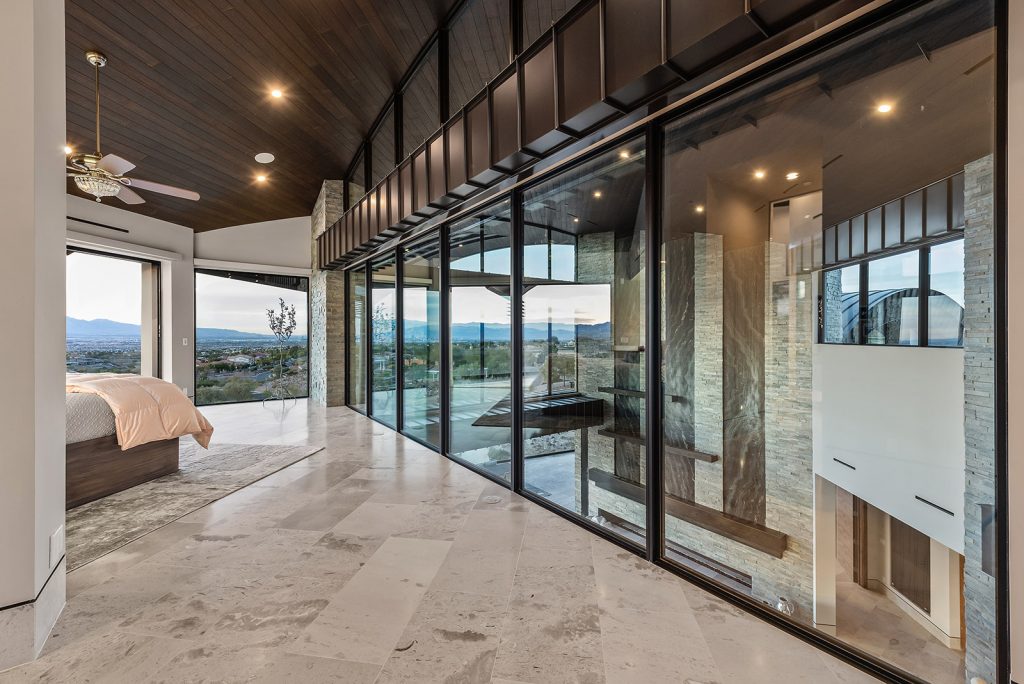 custom home las vegas interior bedroom