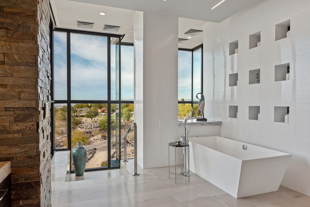 custom home las vegas interior bathroom
