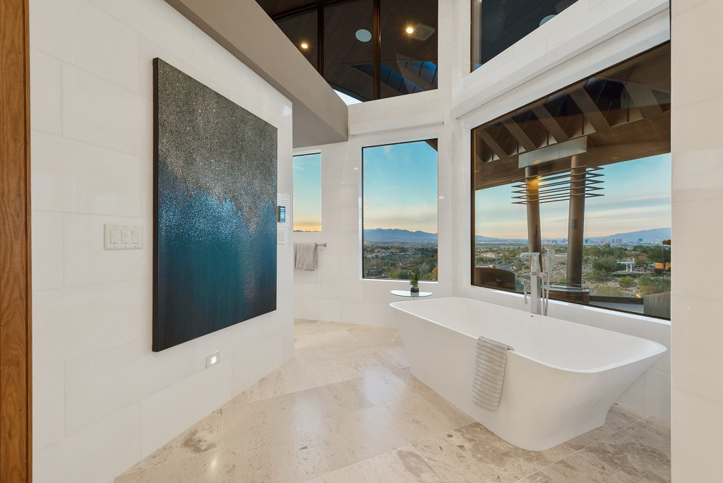custom home las vegas interior bathroom