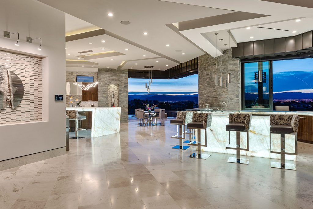 custom home las vegas interior kitchen