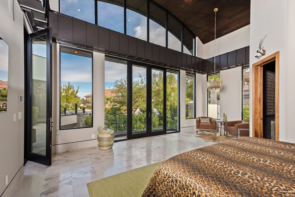 custom home las vegas interior bedroom