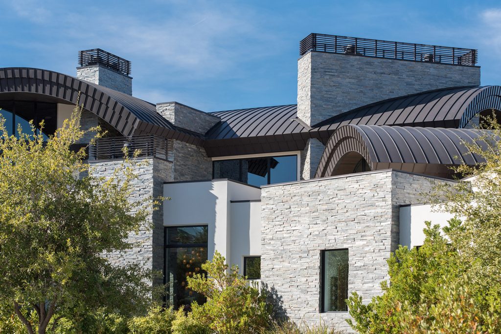 custom home las vegas exterior