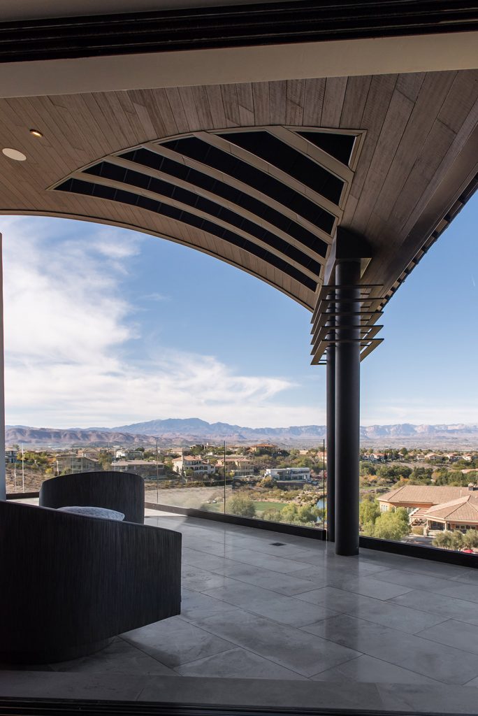 custom home balcony las vegas