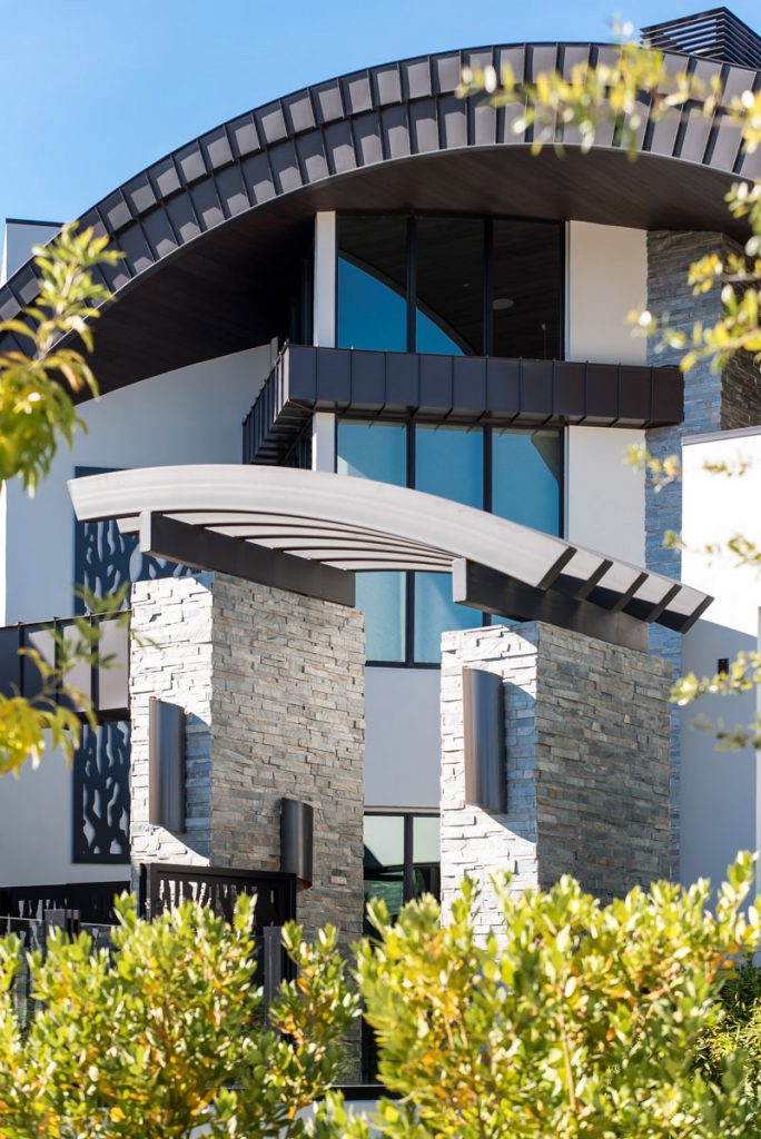 luxury real estate entrance