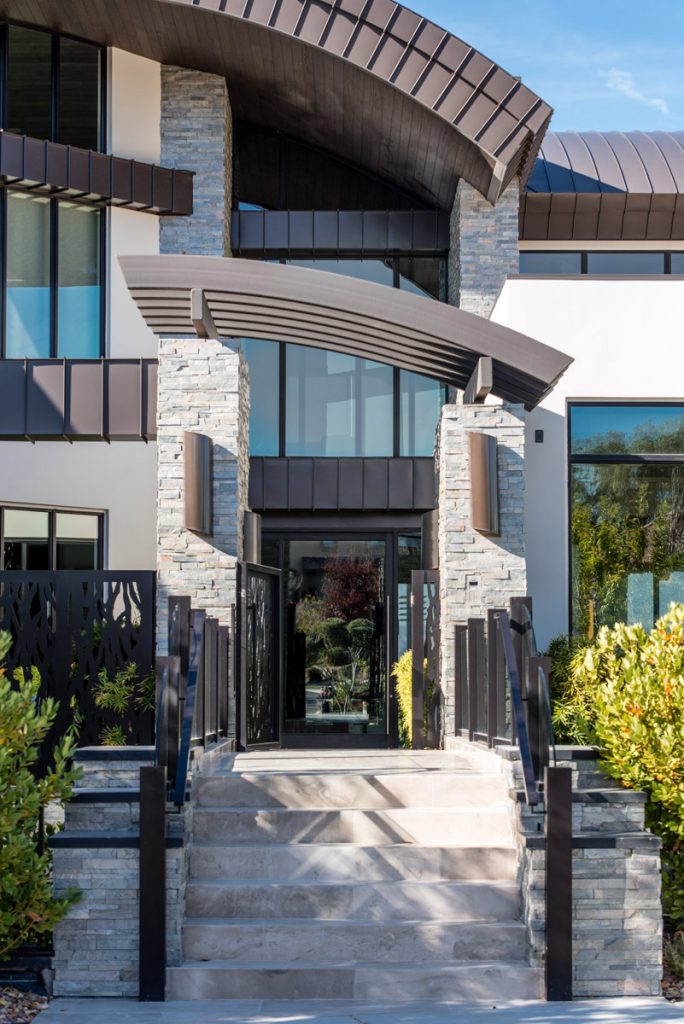 luxury home entrance