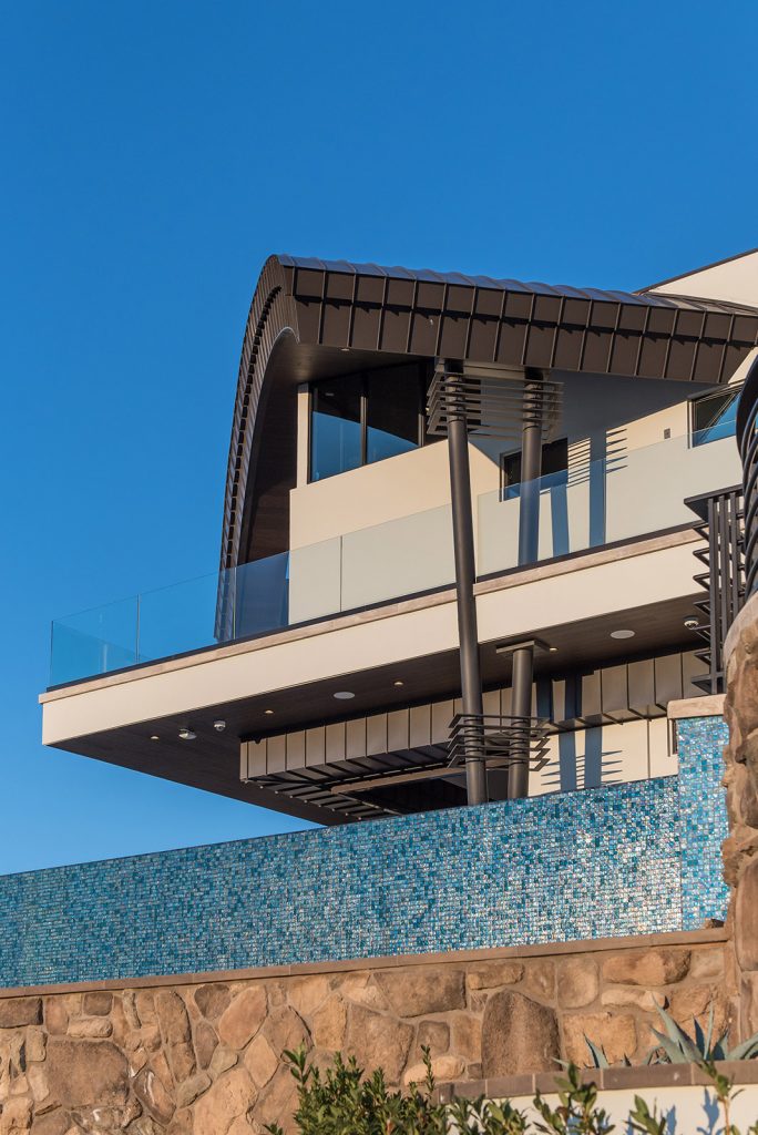 custom home balcony