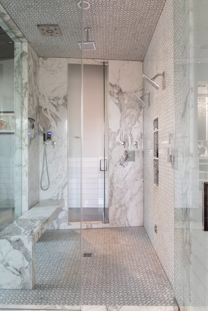 custom home las vegas interior master bathroom