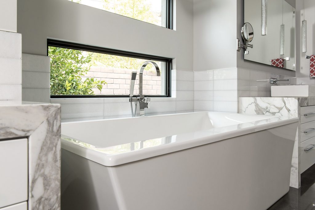 custom home las vegas interior master bathroom