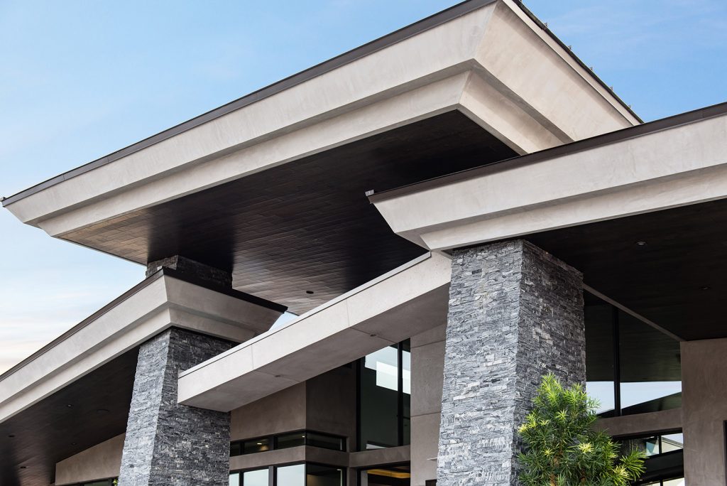 custom home las vegas exterior